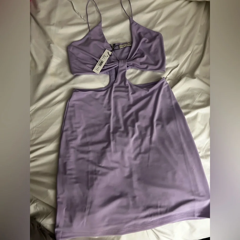 Alice + Olivia Havana Sleeveless Cut Out Minidress - Picture 5 of 11